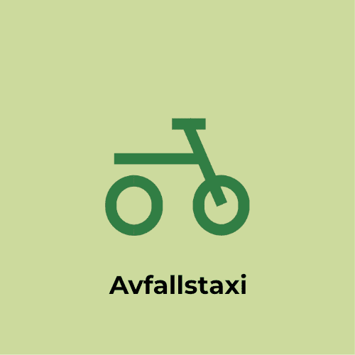 Avfallstaxi for husholdninger (ikke fritid)