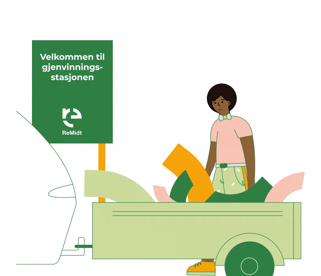 Viktig info når du besøker gjenvinningsstasjonen