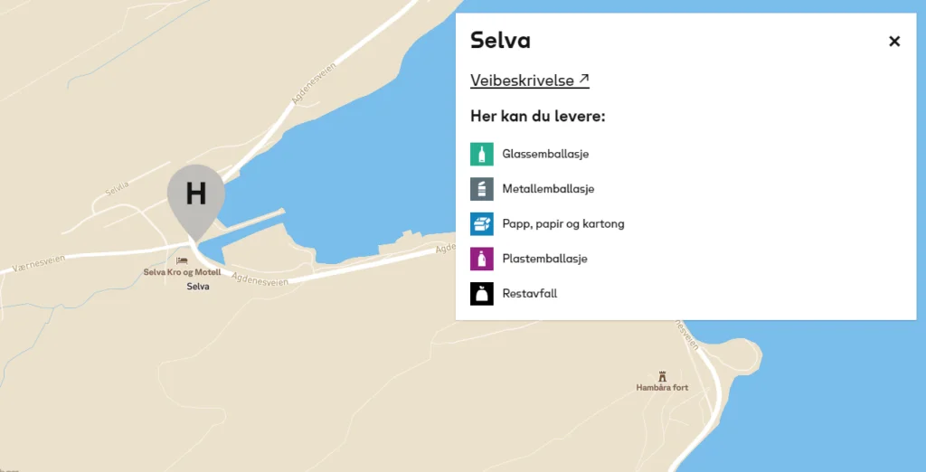 Endring i returpunkt på Selva Endring i returpunkt på Selva